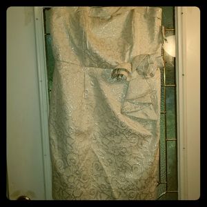 Semi formal strapless dress